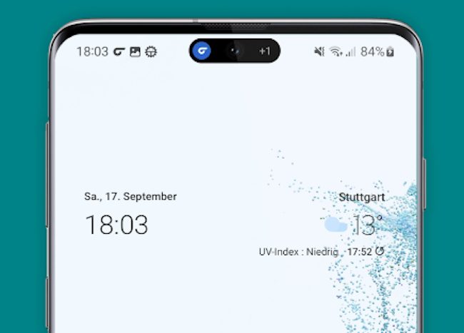 A screenshot of the dynamicSpot app for Android.