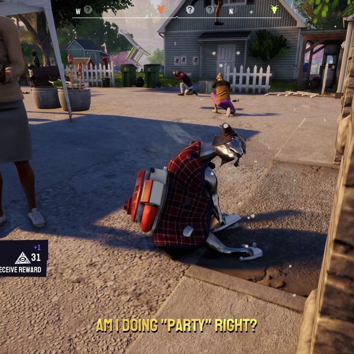 Co-op mode in Goat Simulator 3.