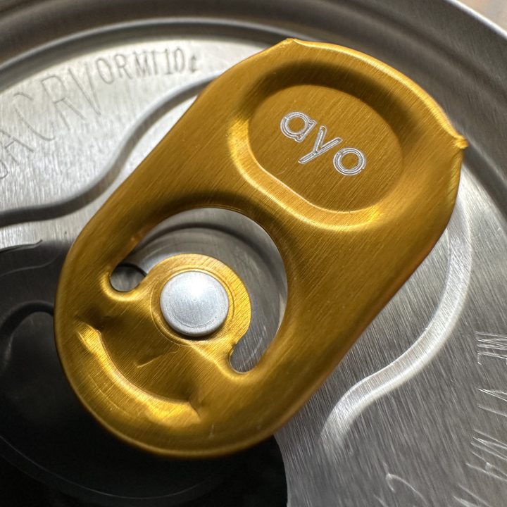 Macro photo of a can, taken with the iPhone 14 Pro.