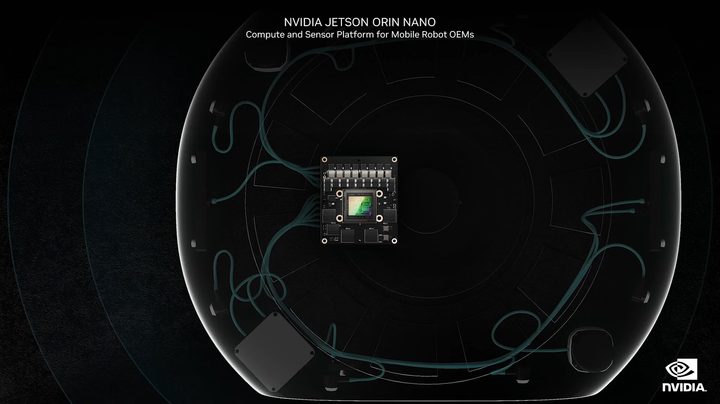 Nvidia's Jetson Orin Nano robotics processor.