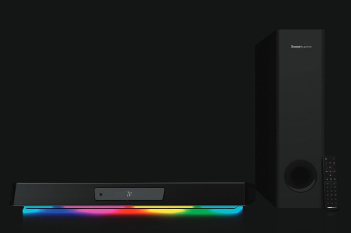 The Katana V2X and its corresponding subwoofer.