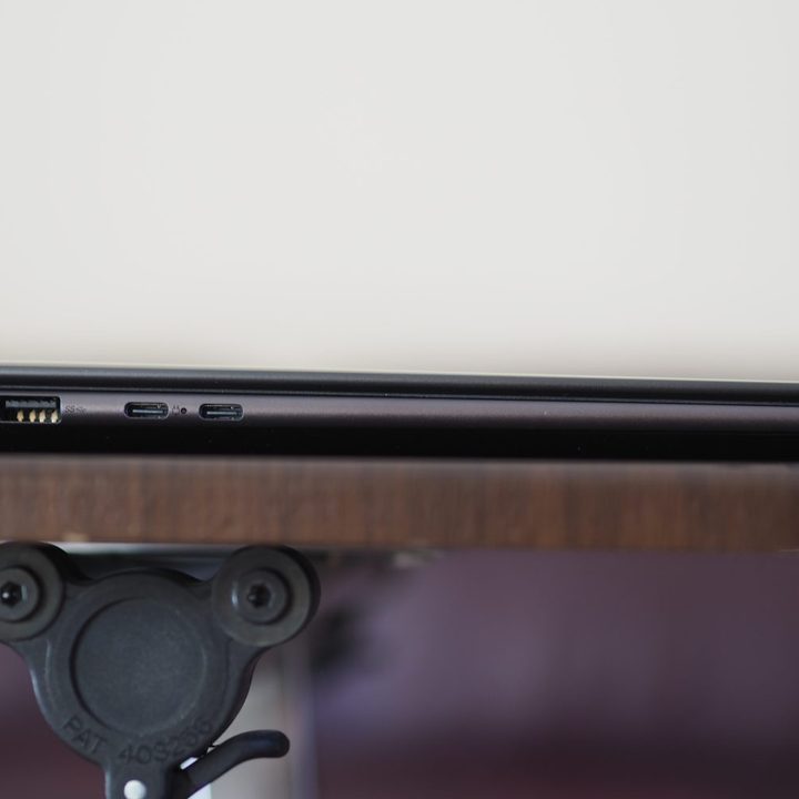Lenovo Slim 7 Pro X left side showing ports.