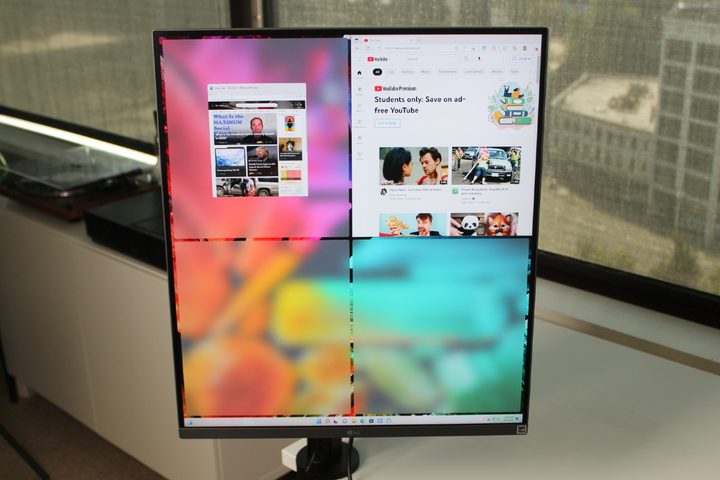 Snap Layouts used on the LG DualUp.