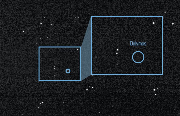 The target asteroid in NASA's DART mission.