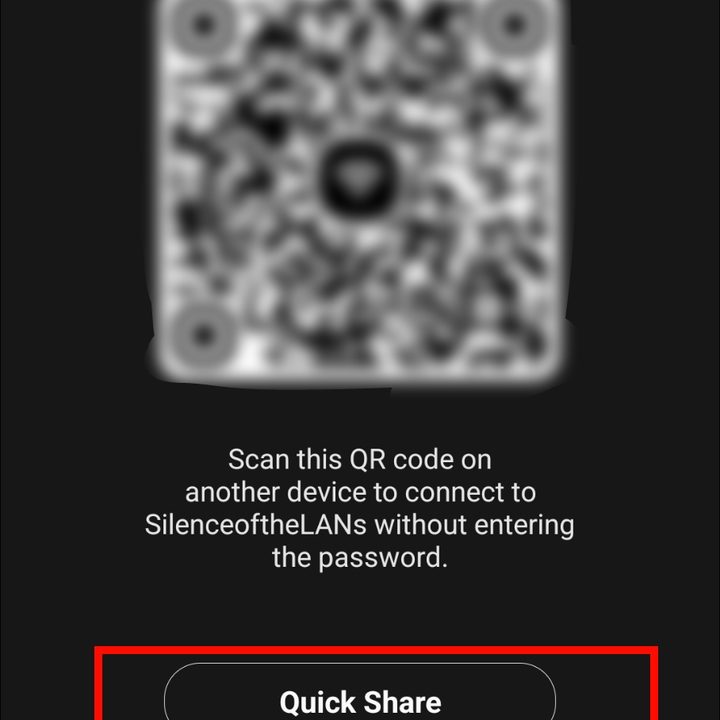 how to share wi fi settings in android nearby qr code