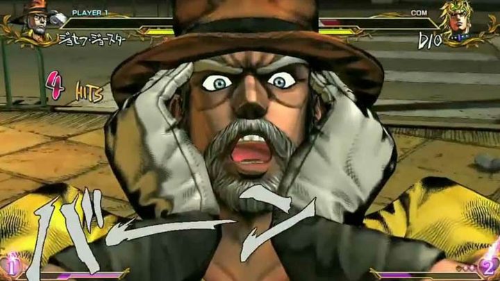Old Joseph saying "Oh my god!" inJoJo's Bizarre Adventure: All-Star Battle R.