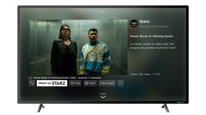 Roku The Buzz section.