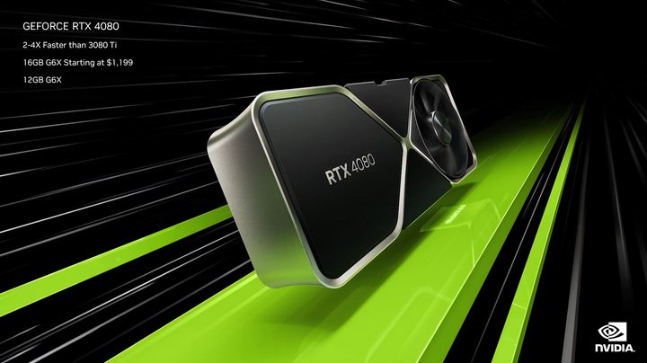 Specs for the RTX 4080 graphics card