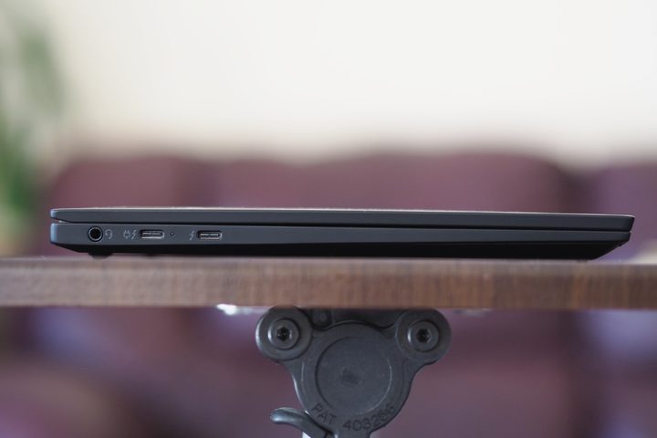 The ports shown on the ThinkPad X1 Nano Gen 2.