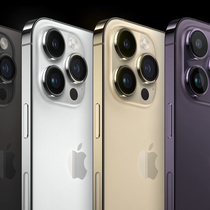 iPhone 14 Pro rear with camera array.