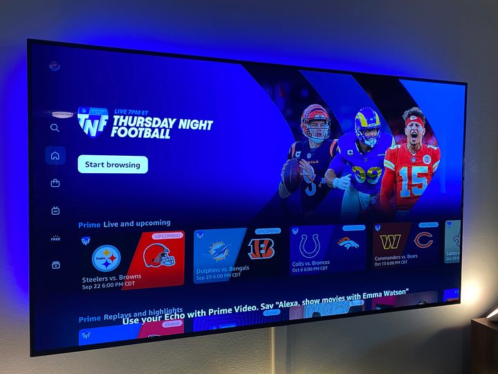 Thursday Night Football on Amazon Prime Video.