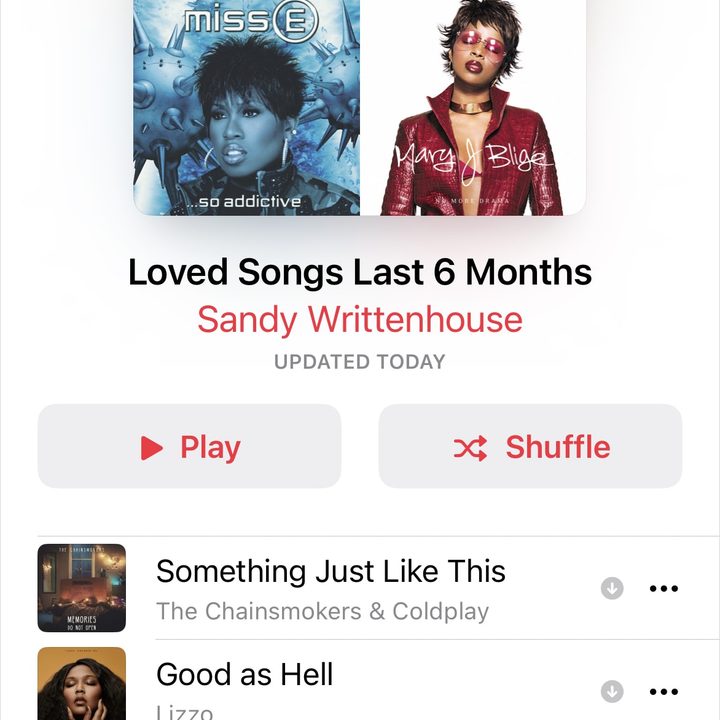 Play a Smart Playlist in the Music app on iPhone.