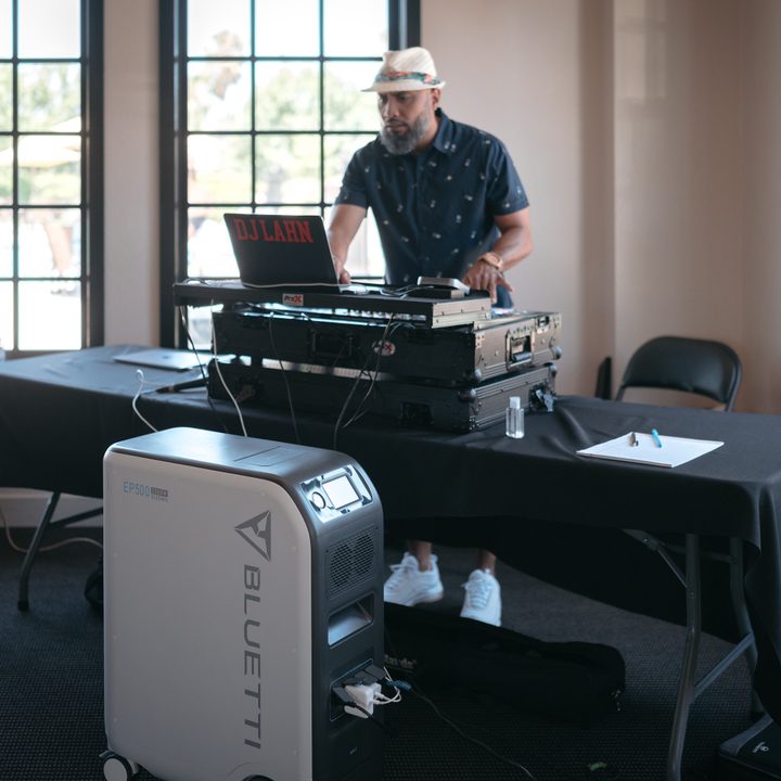 Bluetti EP500Pro at a party.