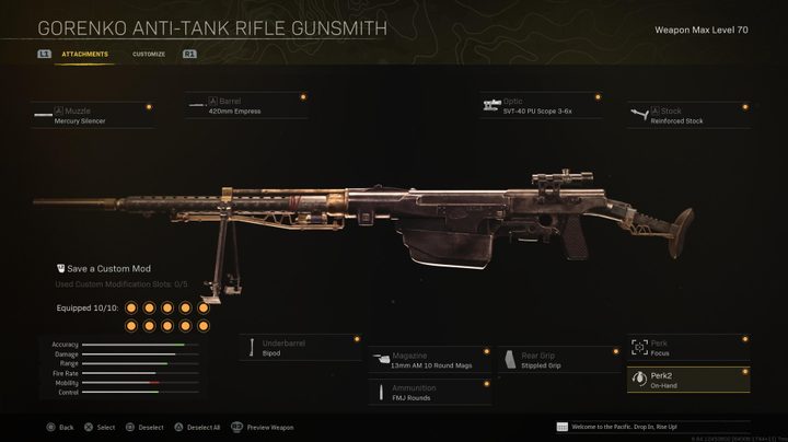 The Gorenko Anti-Tank Rifle in Warzone.