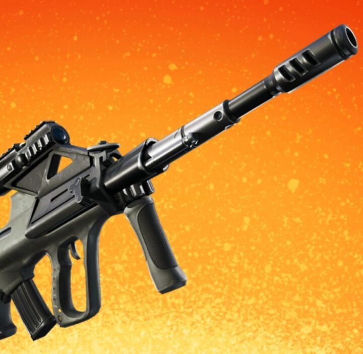 Fortnite's official image of the burst assault rifle.