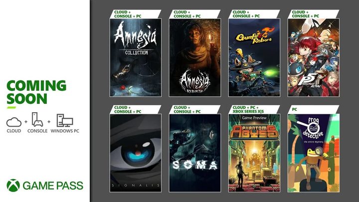 The list of gamepass titles for october.