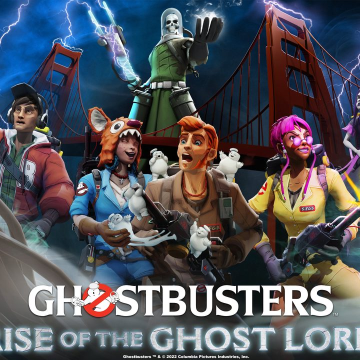 Key art for Ghostbusters: Rise of the Ghost Lord, with logo.