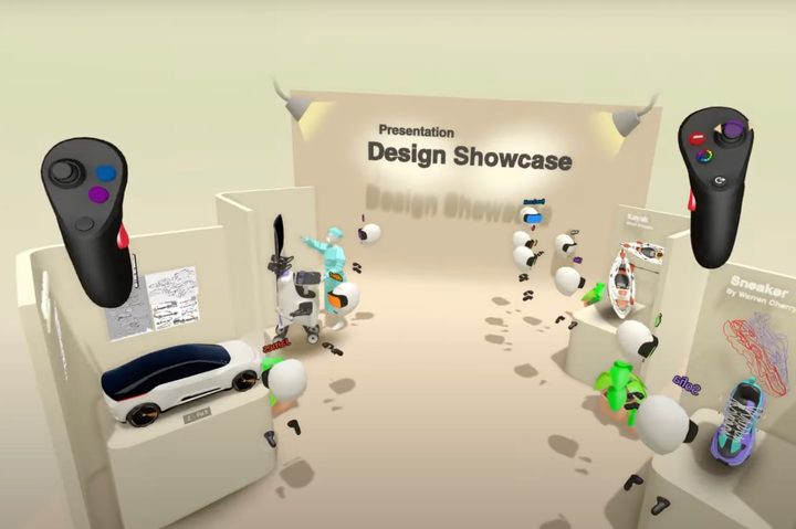 Gravity Sketch is a VR app for 3D modeling.
