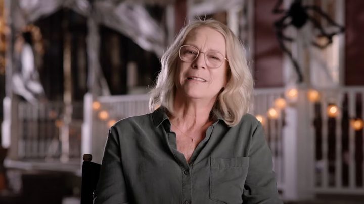Jamie Lee Curtis in a featurette for Halloween Ends.