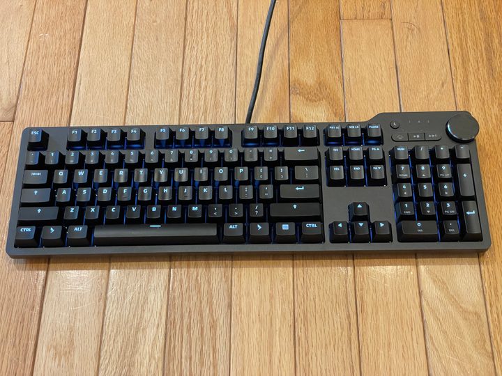 Das Keyboard 6 Pro top down.