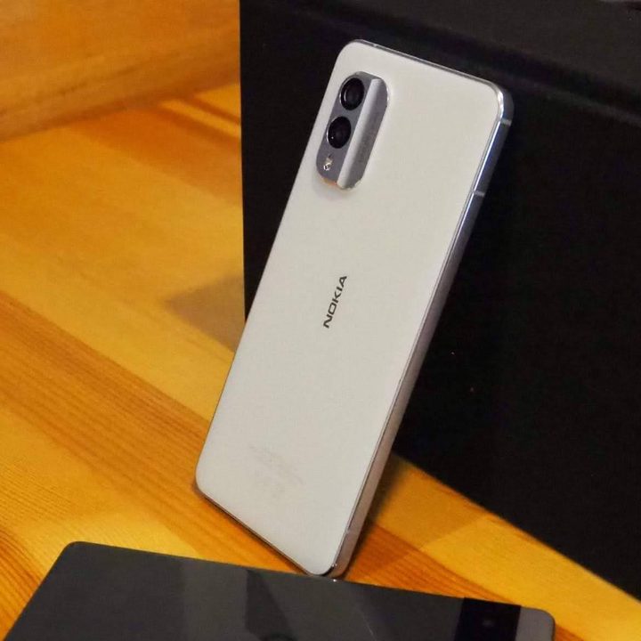 Nokia X30 5G in white.