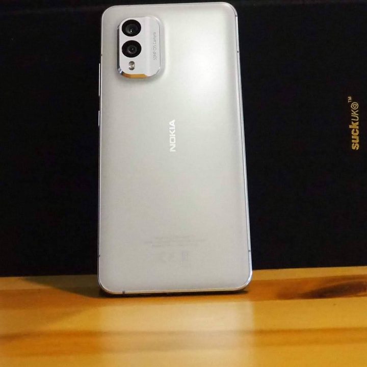 Nokia X30 5G in white.