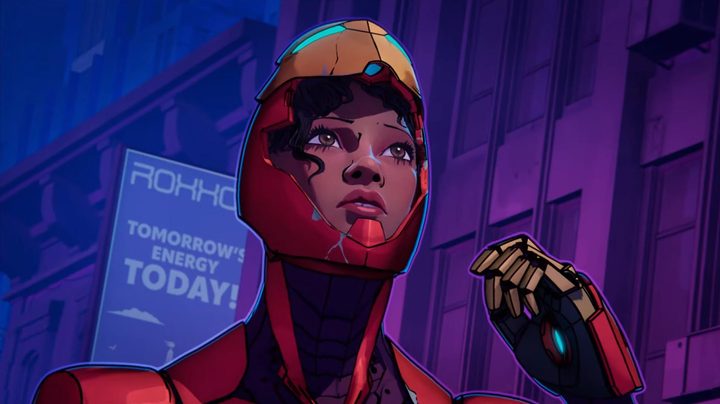 Iron Heart in Marvel Snap's animated trailer.