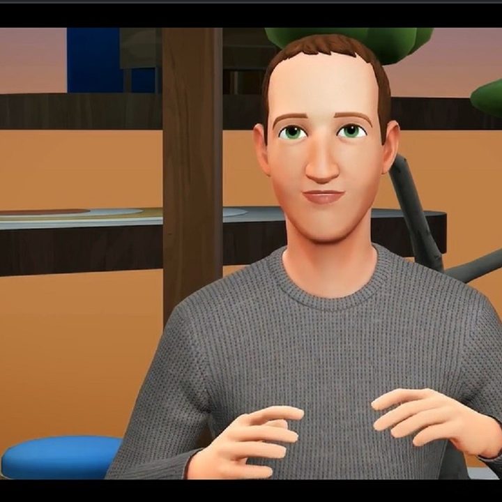 A Meta Connect 2022 screenshot showing Mark Zuckerberg avatar.