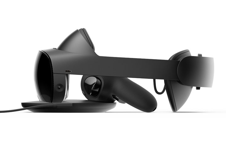 Meta Quest Pro comes with a charging dock for the headset and controllers.