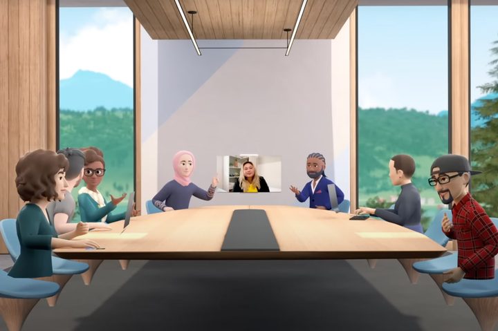 Meta's Horizon Workrooms already allows people to collaborate in VR.