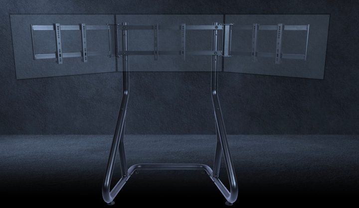 The Monoprice Dark Matter Triple Monitor Stand