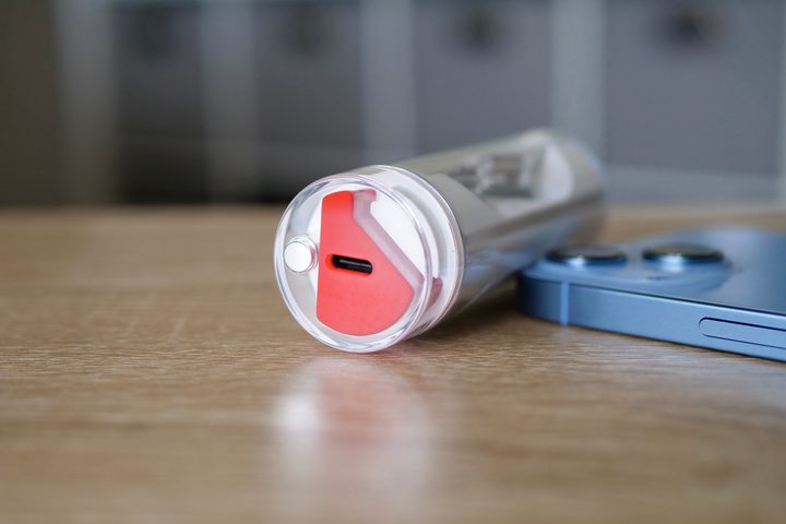 The Nothing Ear Stick's case with its charging port.