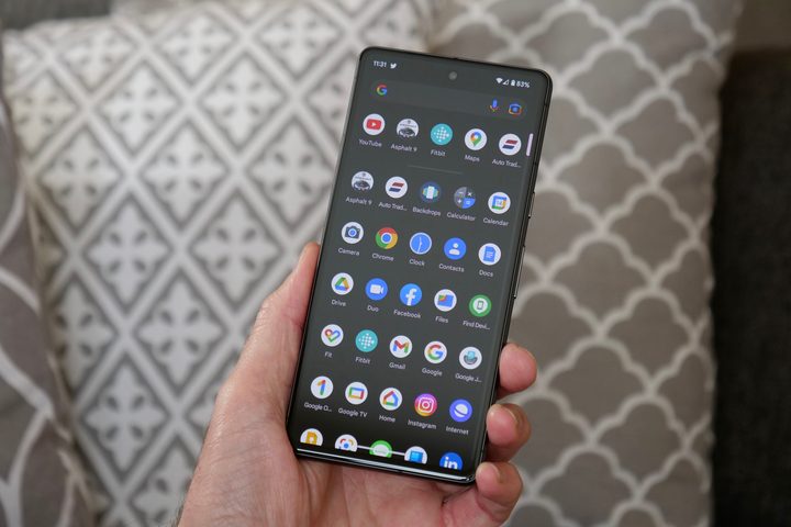 Apps screen on the Google Pixel 7.