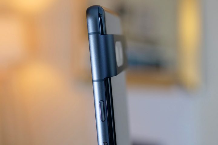 The side of the Google Pixel 7.