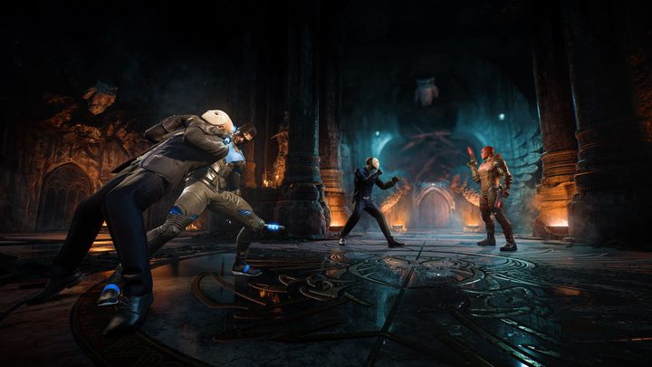 Red Hood and Nightwing fight the Court of Owls in Gotham Knights.