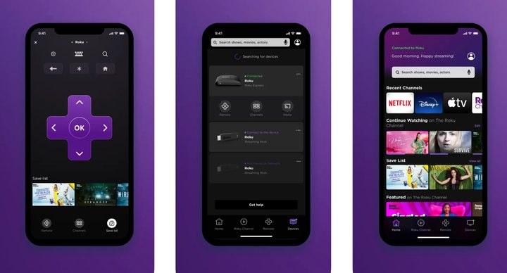 Roku Channel App iOS version.