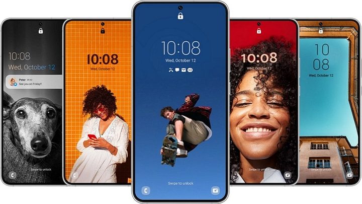 Samsung's new lockscreen on OneUI 5.