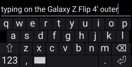 Tutorial on how to run fullscreen apps on the Samsung Galaxy Z Flip 4's external display?
