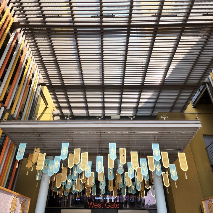Decorated building