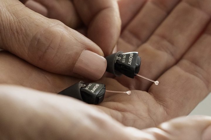 Sony CRE-C10 OTC hearing aids.