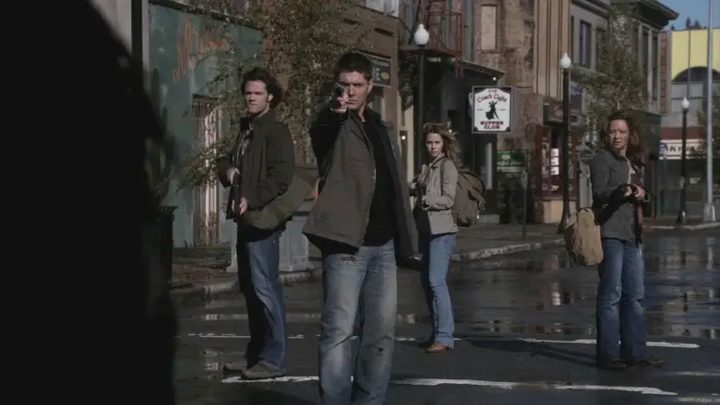 The cast of Supernatural.