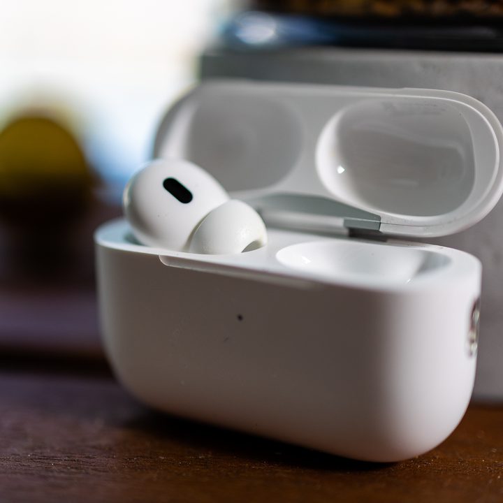 Single AirPods Pro in case.