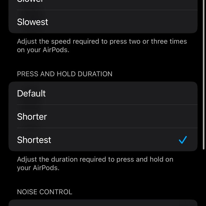The AirPods Pro 2 Accessibility page.