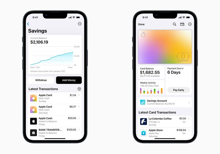 Apple Card Savings.