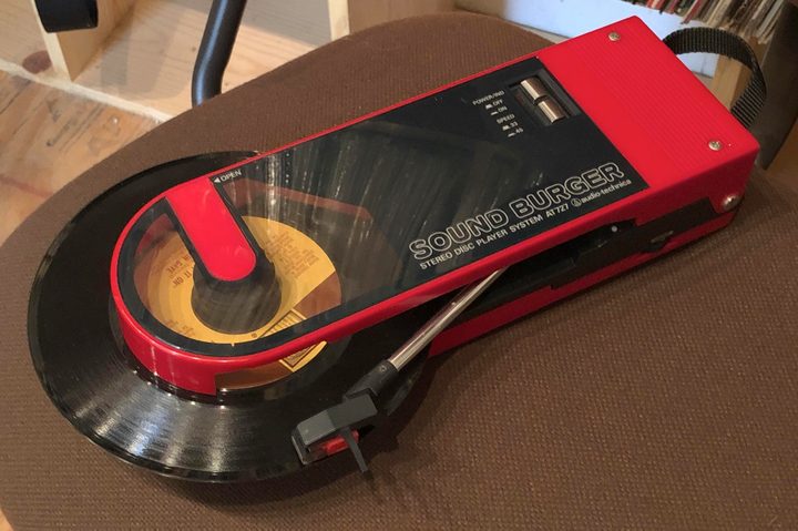 Original 1980s Audio-Technica AT727 Sound Burger.