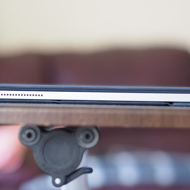 Dell XPS 13 2-in-1 right side showing speaker.