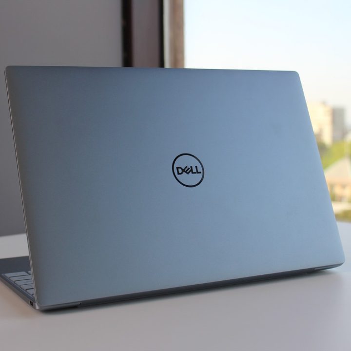 The back lid of the Dell XPS 13.