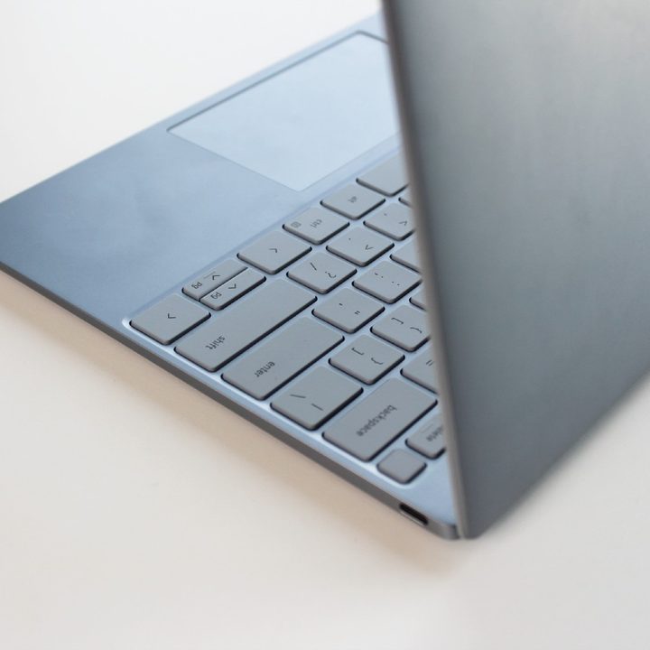 The keyboard of the Dell XPS 13.