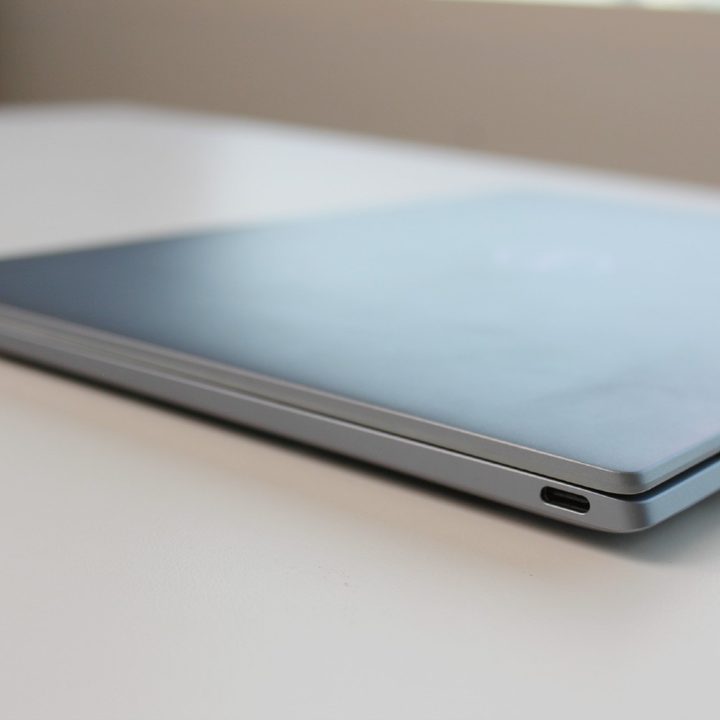 The USB-C port on the Dell XPS 13.