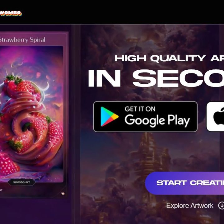Dream AI image generator.